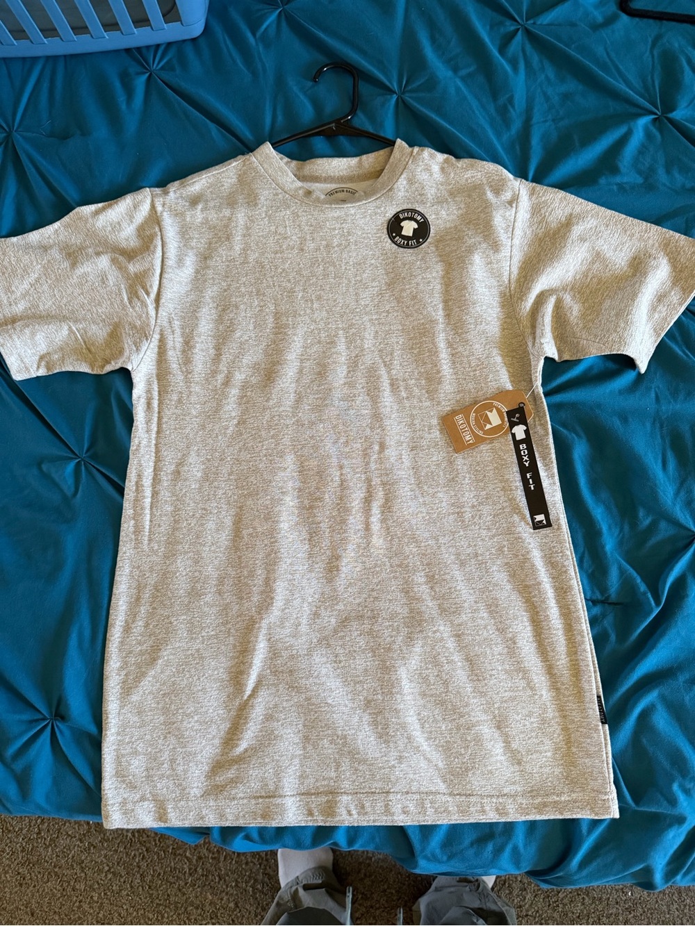 Men's Crew Neck Short Sleeve T-Shirt - Light Heather Gray